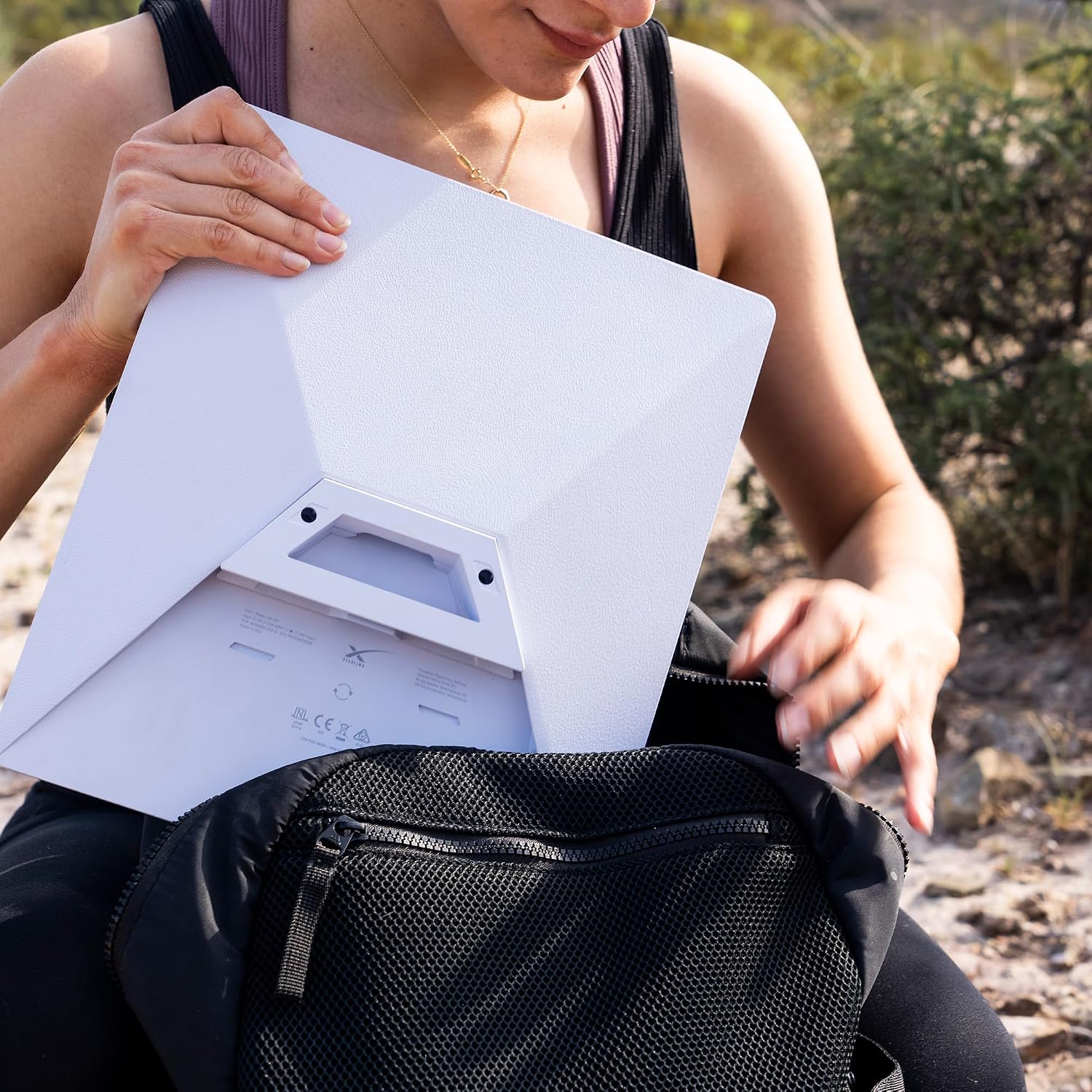 Antena Starlink Mini para Internet via Satélite - Portátil e Compacta — foto 2