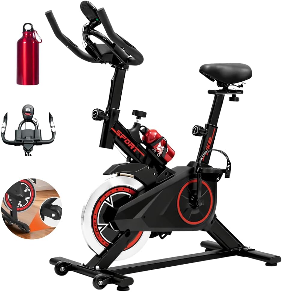 Bicicleta Ergométrica Spinning Ajustável e Silenciosa - Linha Fitness Premium