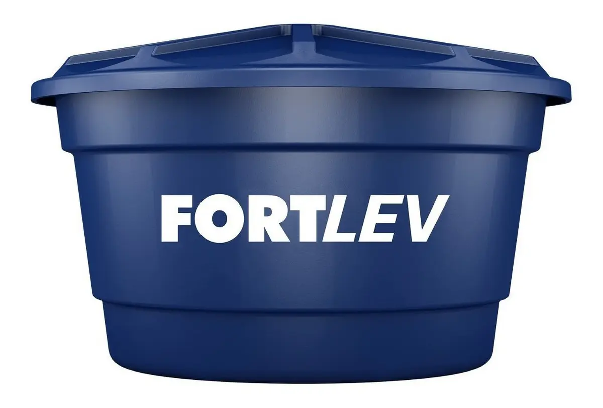 Caixa d'água Fortlev 310L vertical polietileno azul
