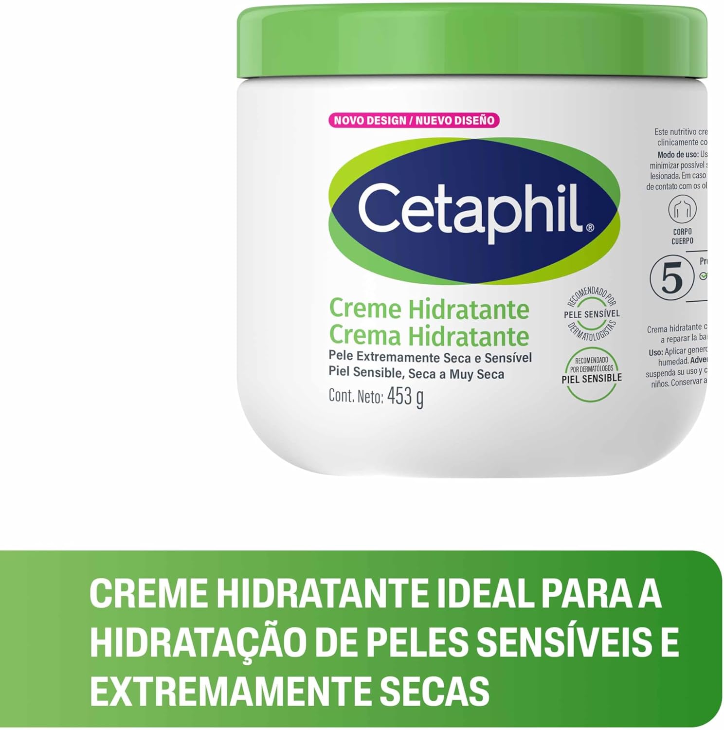 Cetaphil Creme Hidratante - Galderma BR - 453g — foto 3