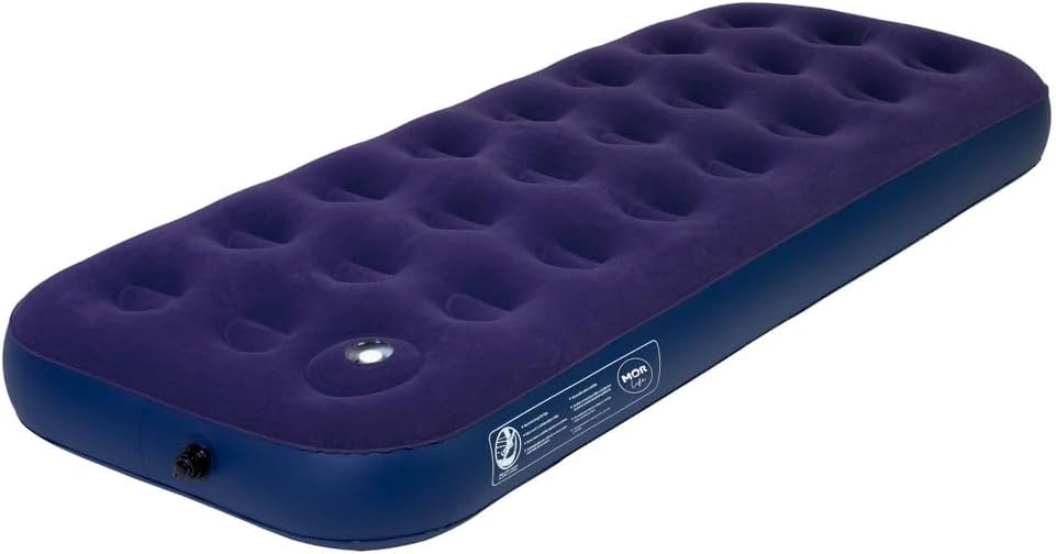 Colchão Inflável Mor com Fole Embutido e Kit de Reparo - 1,85m x 76cm x 22cm