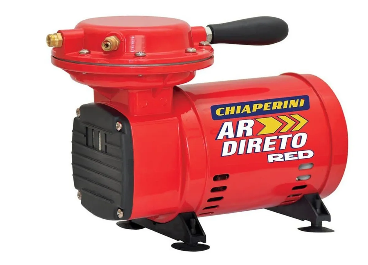Compressor de Ar Portátil Chiaperini Ar Direto RED 0.34hp 40psi