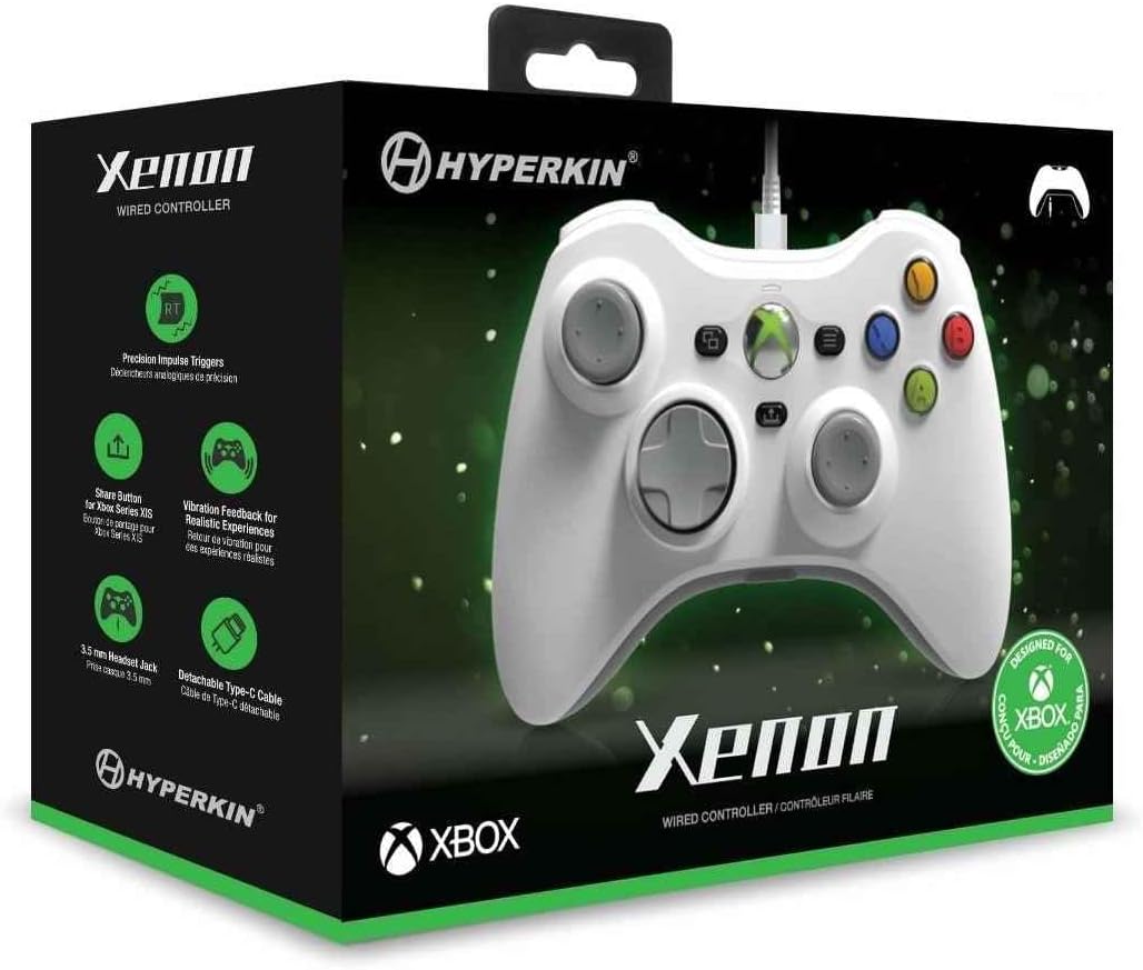 Controle Hyperkin Xenon Branco Licenciado Xbox 360 — foto 6