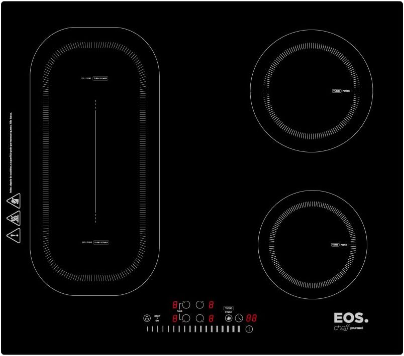 Cooktop de Indução Portátil EOS Freezone ECI04EPF 4 Bocas