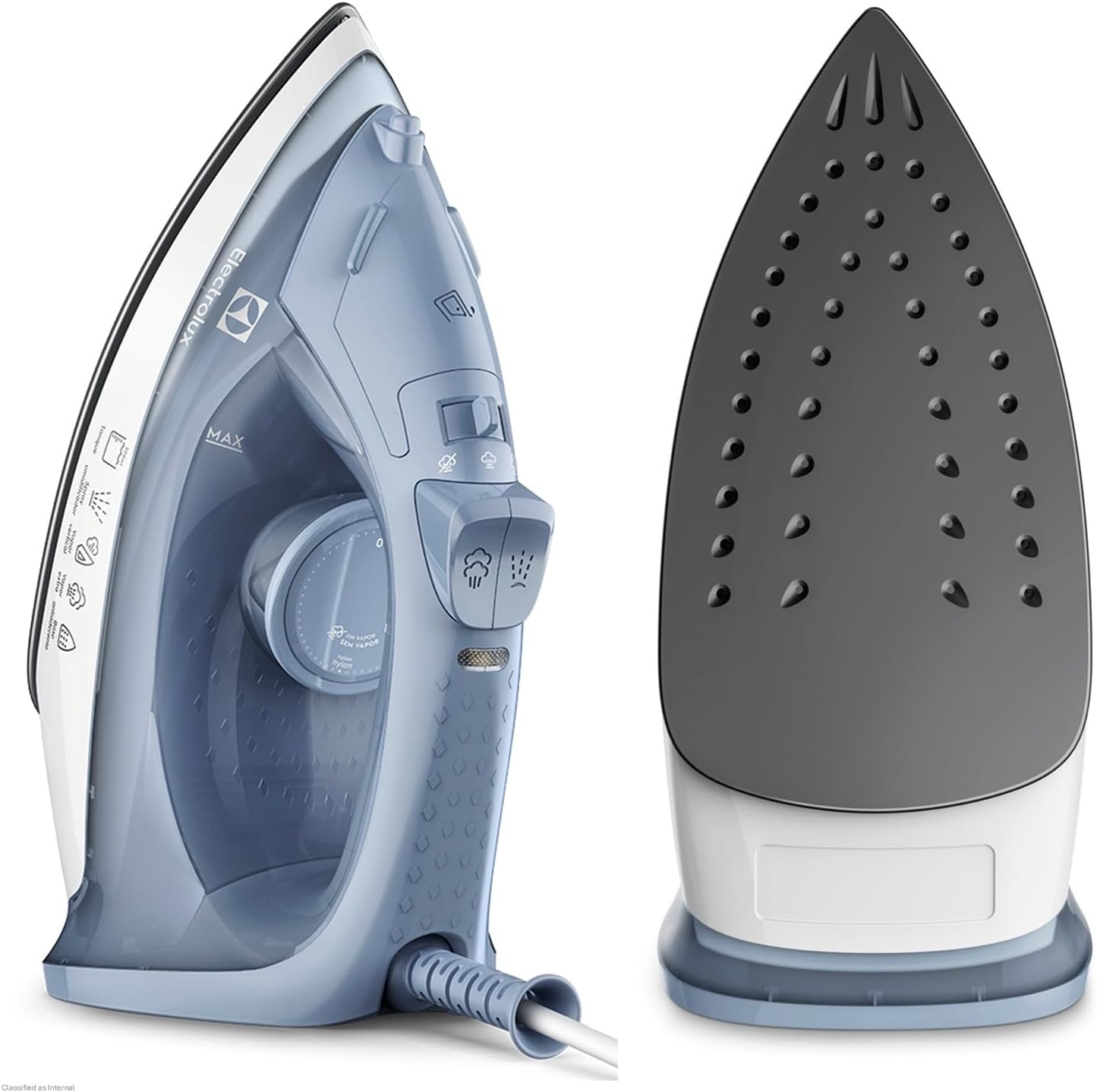 Ferro de Passar Electrolux ESI10 1200W com Base Antiaderente e Vapor Vertical 127V