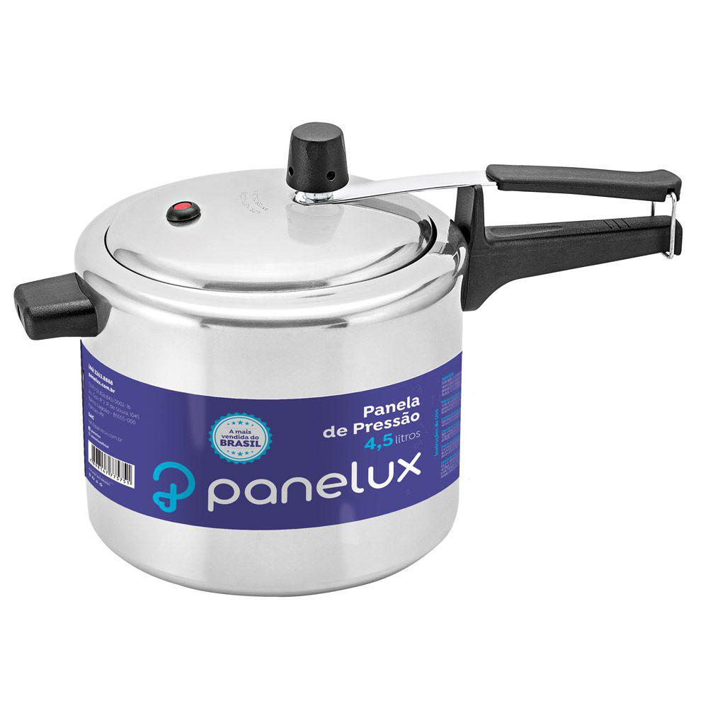 Panela de Pressão Panelux Alumínio Polido 4,5L Classic
