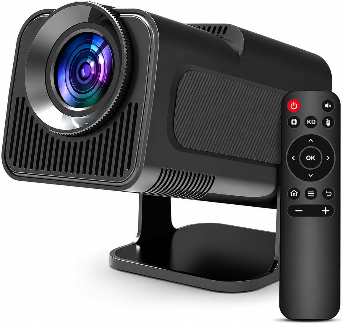Mini Projetor HY320 Portátil 4K Full HD Wi-Fi 6 Bluetooth 5.0 Android 11 12000 Lumens
