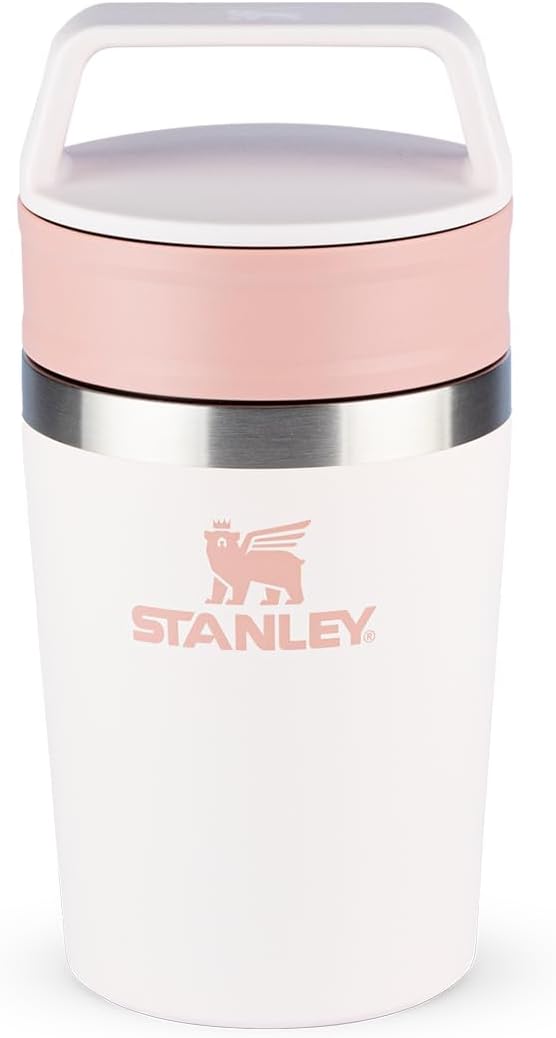 Stanley Mug Café Go Térmica 236 ml Aço Inoxidável Rose Quartz